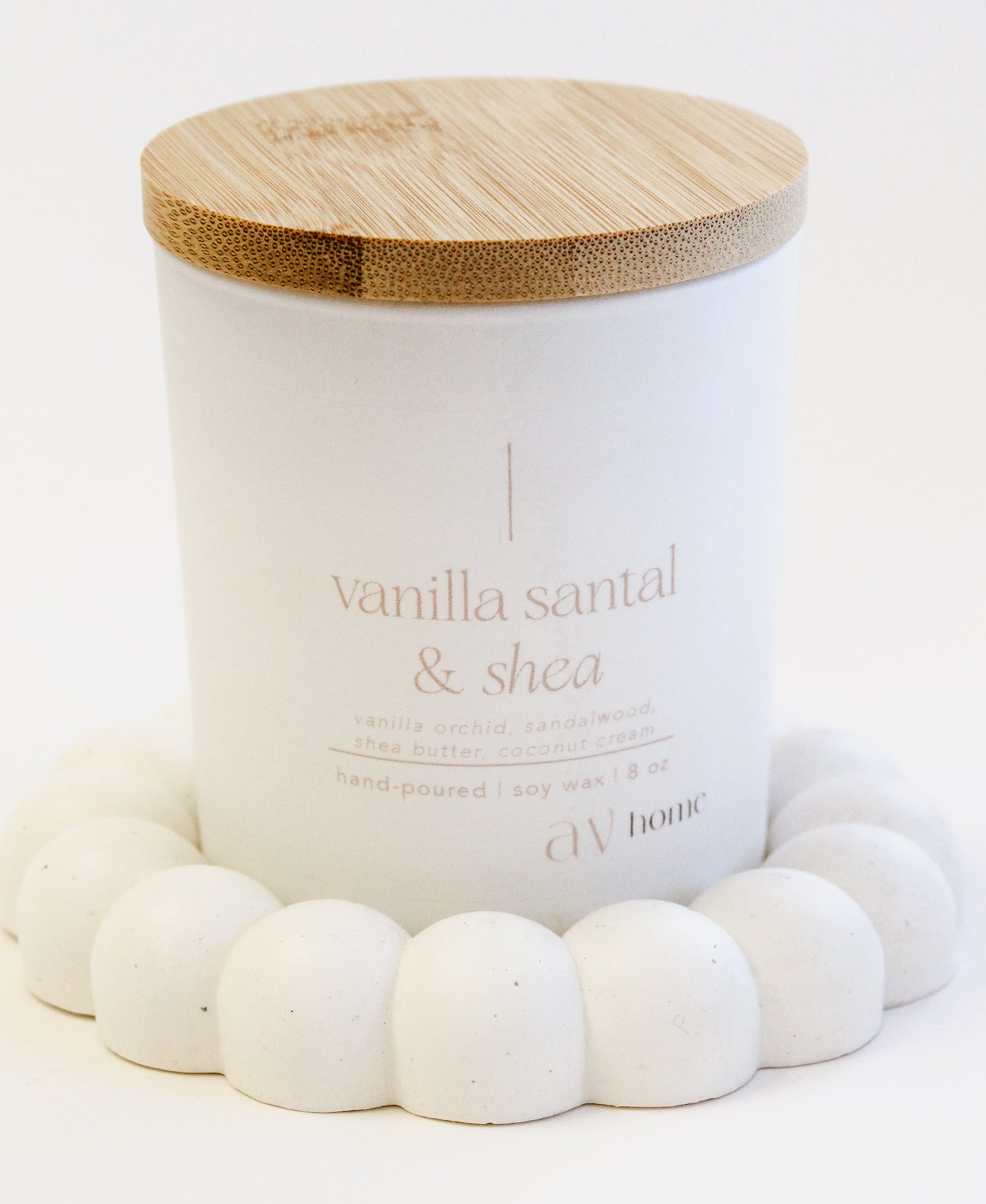Wood Lid Soy Candles 8 oz